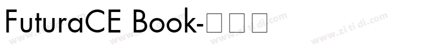 FuturaCE Book字体转换